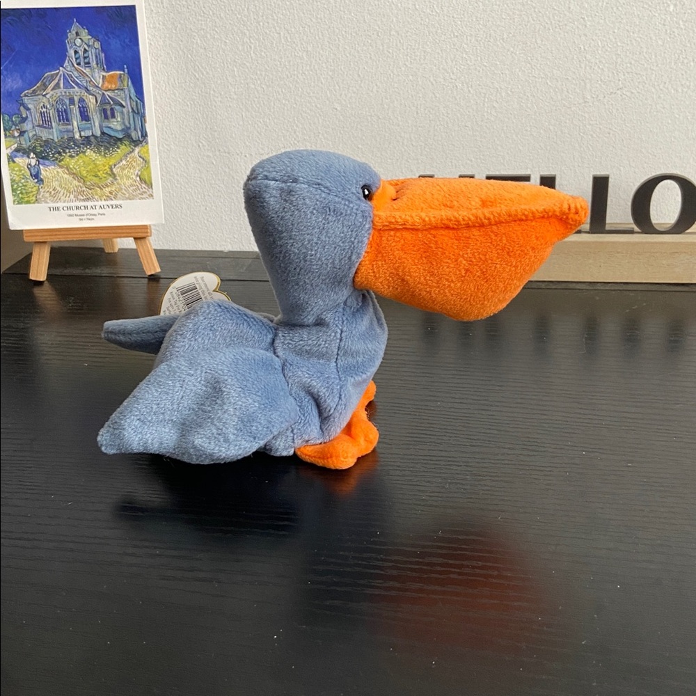 RETIRED NWT Beanie Babies Scoop the Pelican, 1996 - Picture 7 of 8